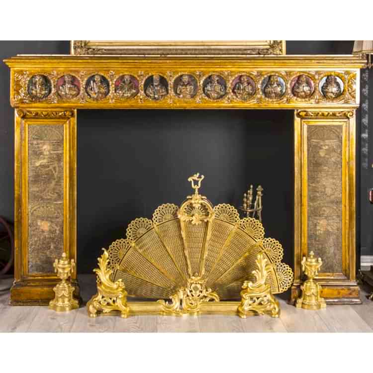 19.yy Pontus Ahşap Şömine