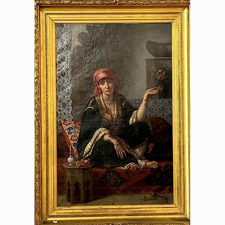 Hippolyte İmzalı Kadın Tablosu